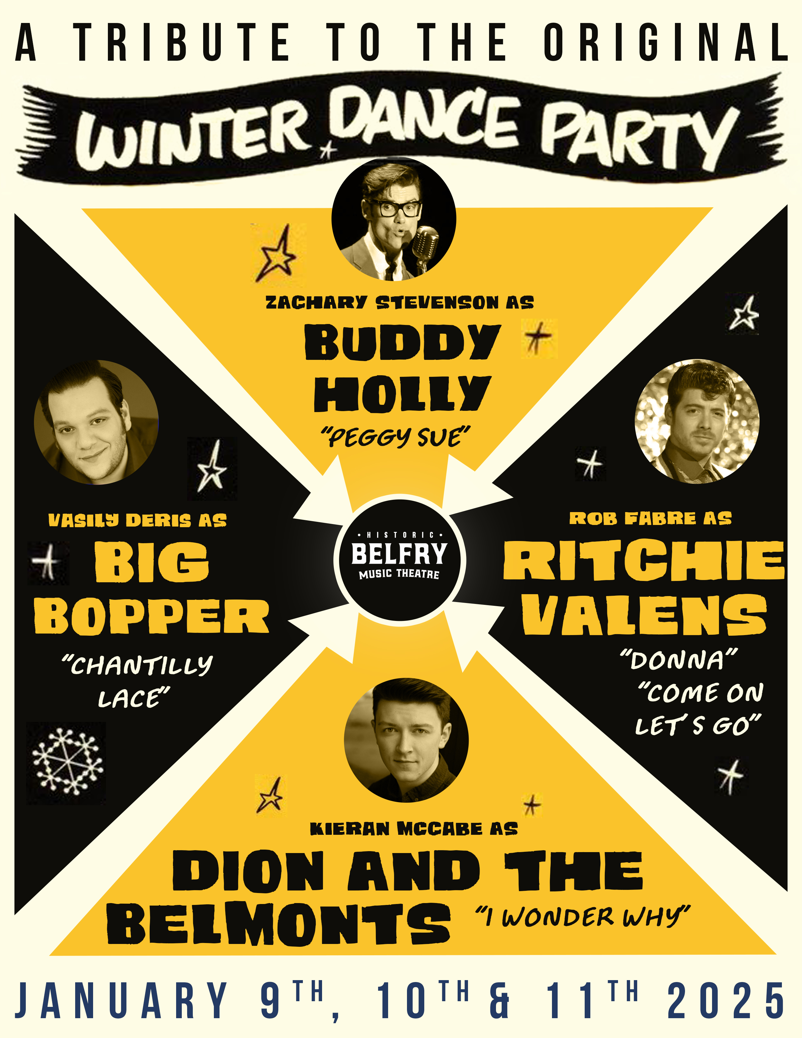 Only 2 Shows Remain - The Original Winter Dance Party Tribute - Belfry ...